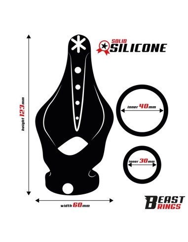 Anillo Doble Silicona Solida 37 45 mm