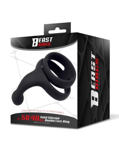 Anillo Doble Silicona Solida 50 40 mm
