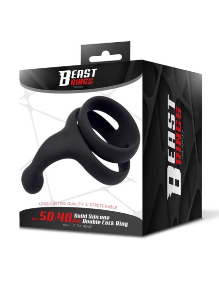 Anillo Doble Silicona Solida 50 40 mm