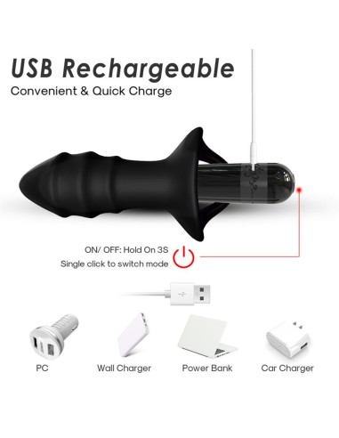 Plug Anal con Vibracion