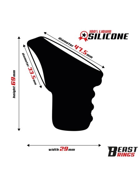 Anillo para el Pene Silicona Liquida 475 mm