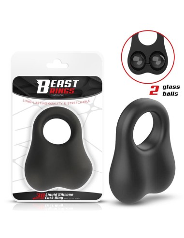 Anillo con Bolas Internas Silicona Liquida 30 mm