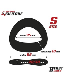 Anillo Silicona Solida 45 mm Talla S 2