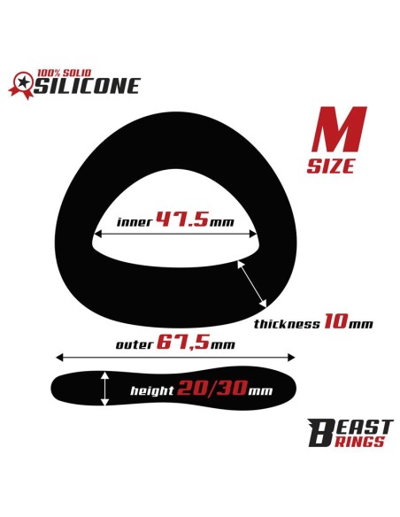 Anillo Silicona Solida 475 mm Talla M