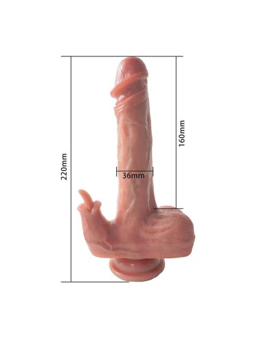 Dildo con Vibracion Thrusting y Calor