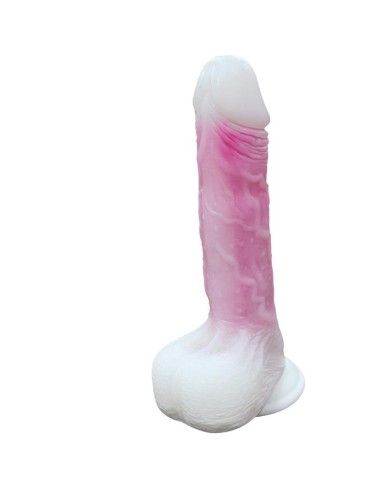 Dildo Doble Capa con Vibracion Thrusting y Calor
