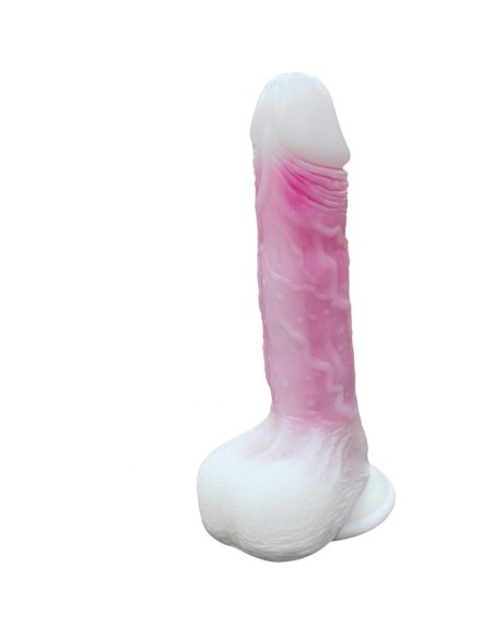 Dildo Doble Capa con Vibracion Thrusting y Calor