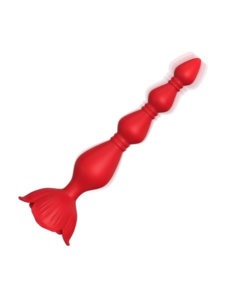 Cadena Anal con Vibracion Base de Rosa