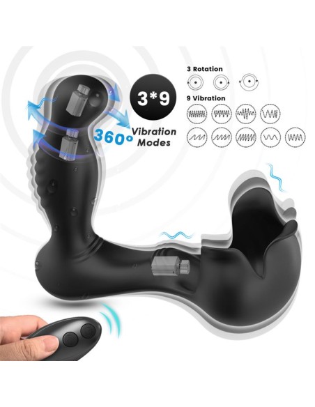 Masajeador Prostatico Rotacion 360º Estimulacion Testiculos
