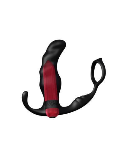 Masajeador Prostatica y Plug Anal 2 en 1 con Vibracion