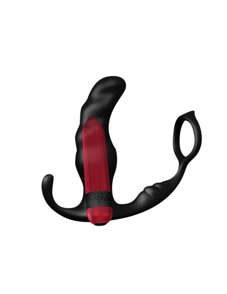 Masajeador Prostatica y Plug Anal 2 en 1 con Vibracion