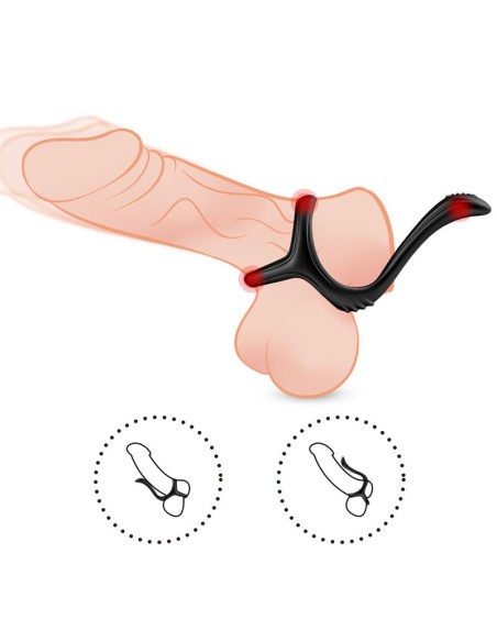 Anillo para el Pene con Estimulacion Perianal
