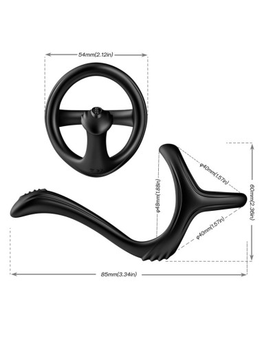 Anillo para el Pene con Estimulacion Perianal