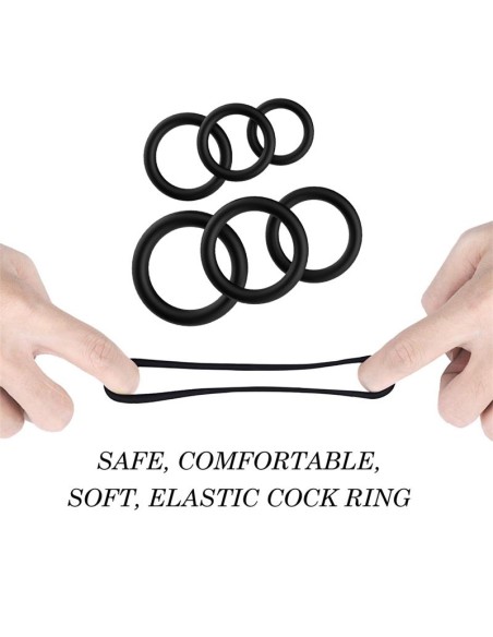 Set de 6 Anillos para el Pene