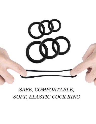 Set de 6 Anillos para el Pene