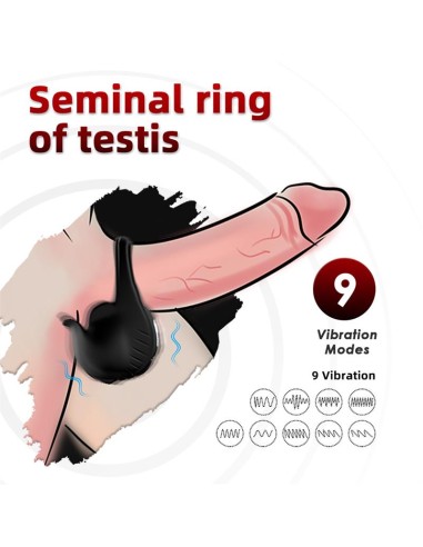 Anillo Vibrador para Pene y Testiculos