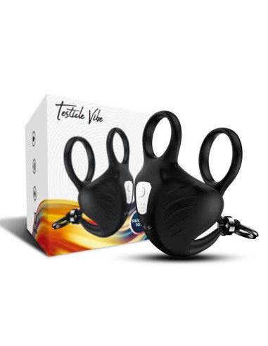 Anillo Vibrador para Pene y Testiculos Ajustable