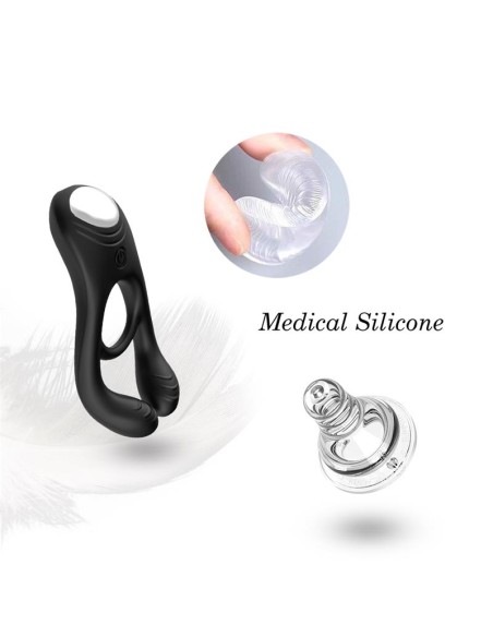 Anillo Vibrador para Pene y Testiculos