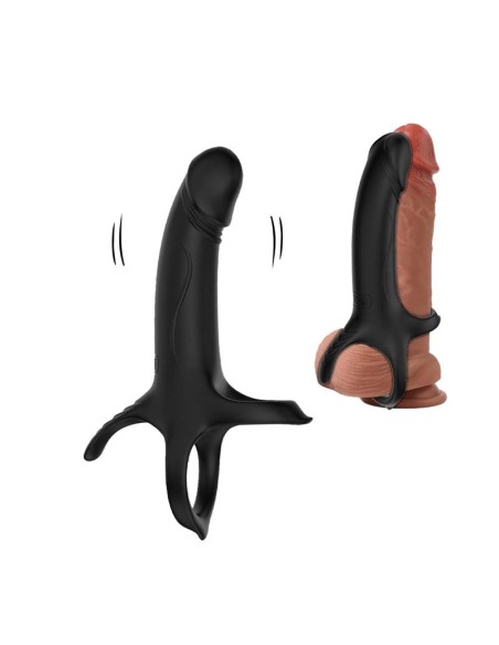 Dildo para Penetracion Doble con Vibracion