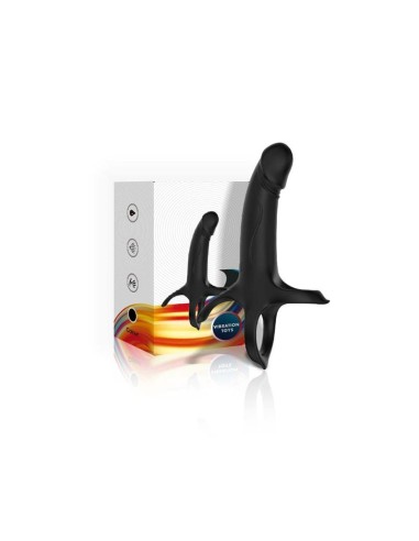 Dildo para Penetracion Doble con Vibracion