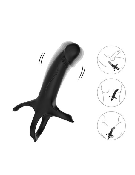 Dildo para Penetracion Doble con Vibracion