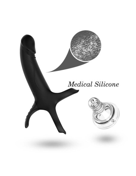 Dildo para Penetracion Doble con Vibracion