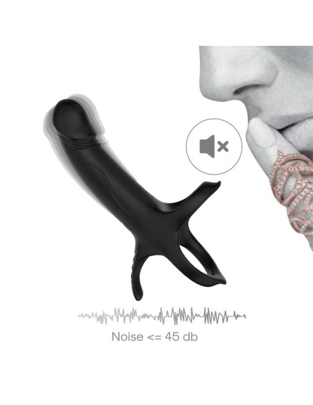 Dildo para Penetracion Doble con Vibracion