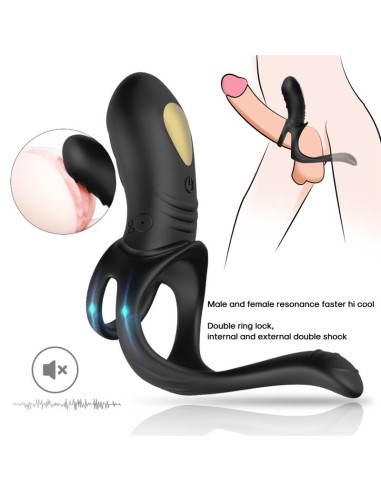 Anillo Vibrador con Estimulacion Perianal