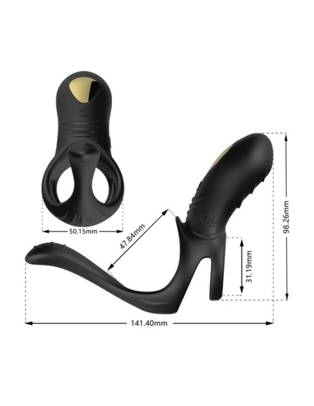 Anillo Vibrador con Estimulacion Perianal