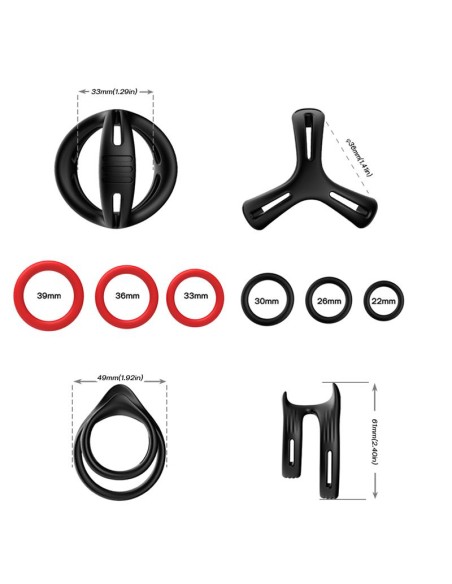 Set de Anillos para el Pene