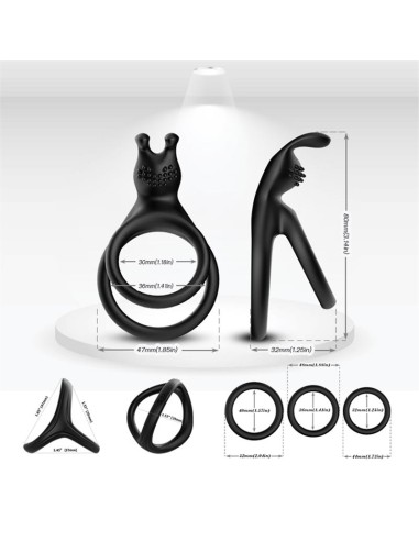 Set de Anillos para el Pene