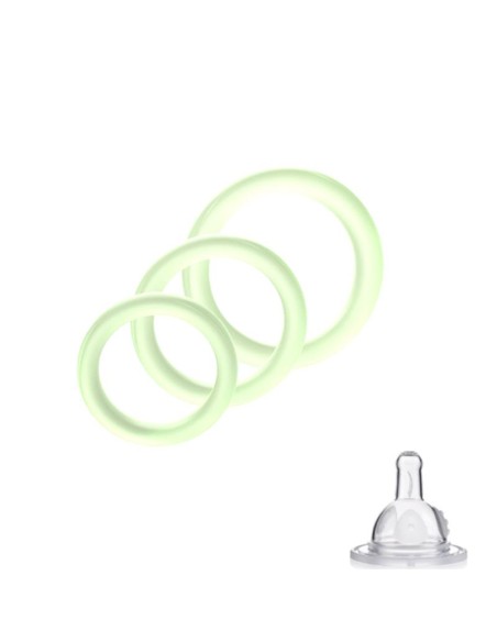 Set 3 Anillos para el Pene Brilla en la Oscuridad