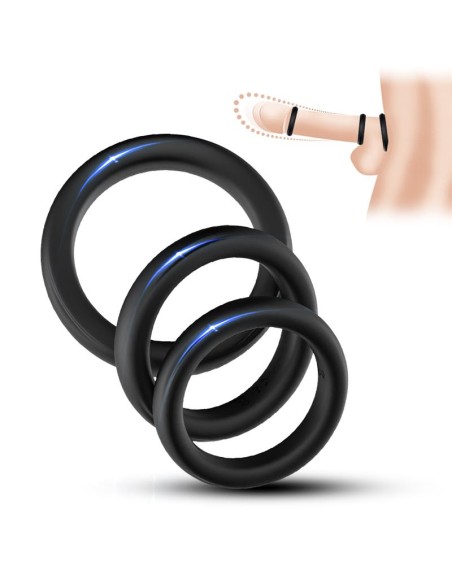 Set de 3 Anillos para el Pene