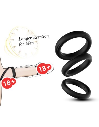 Set de 3 Anillos para el Pene