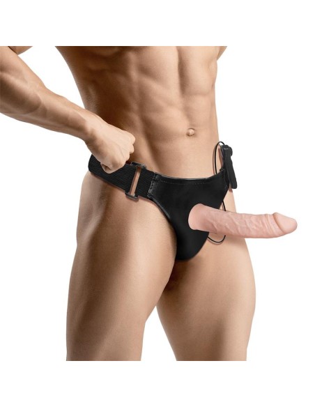Bemax Arnes con Dildo Hueco Desmontable Vibracion y Control Remoto Bemax Arnes con Dildo Hueco Desmontable Vibracion y Control Remoto
