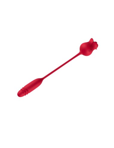 Rosa Vibradora con Licking y Thrusting USB