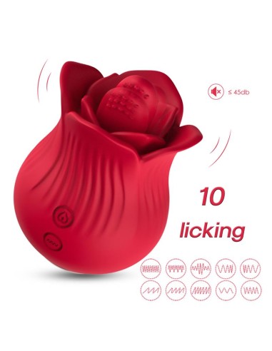 Licking rose