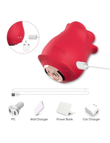 Rosa con Licking y Vibracion USB