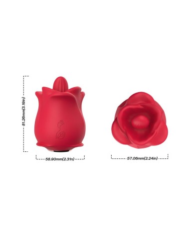 Rosa con Licking y Vibracion USB