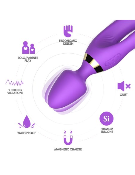 Masajeador y Vibrador Purpura