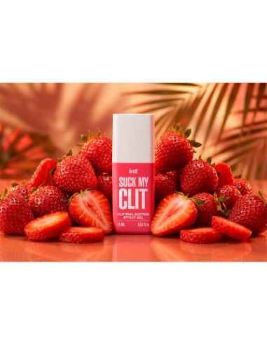 Suck My Clit Fresa Salvaje Succion Gel