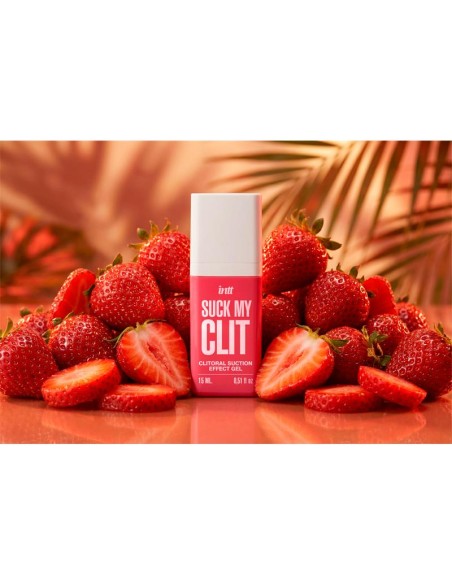 Suck My Clit Fresa Salvaje Succion Gel