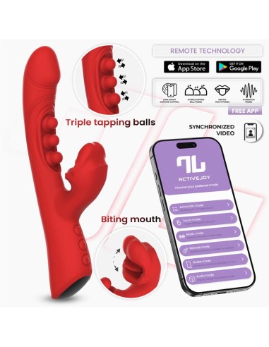 Trixy Vibrador con Tapping y Biting con App