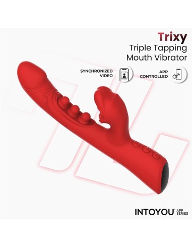 Trixy Vibrador con Tapping y Biting con App
