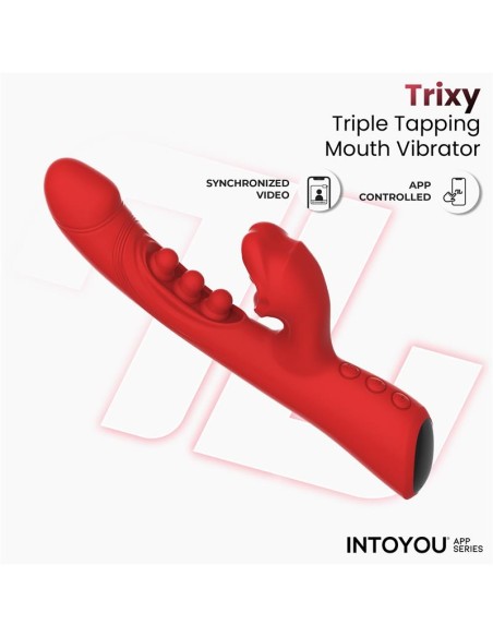 Trixy Vibrador con Tapping y Biting con App