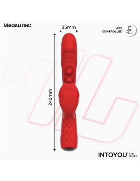 Trixy Vibrador con Tapping y Biting con App