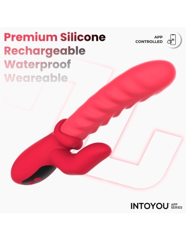 Tingly Vibrador con Finger y Movimiento Waving con APP