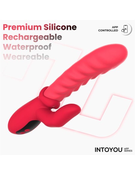 Tingly Vibrador con Finger y Movimiento Waving con APP