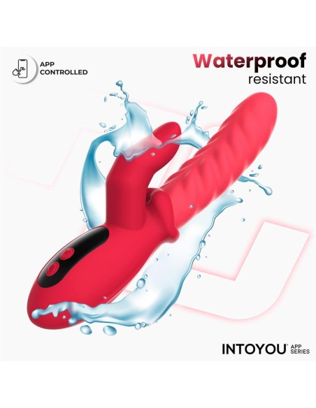 Tingly Vibrador con Finger y Movimiento Waving con APP