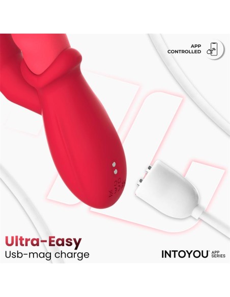 Tingly Vibrador con Finger y Movimiento Waving con APP